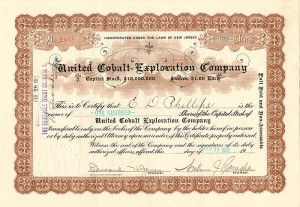 United Cobalt Exploration Co.